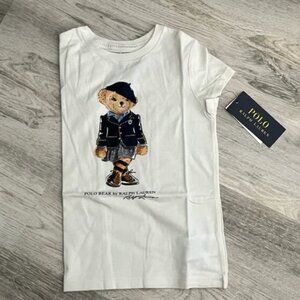 Polo Ralph Lauren Girls' T-Shirt – 4T a stylish preppy look bear